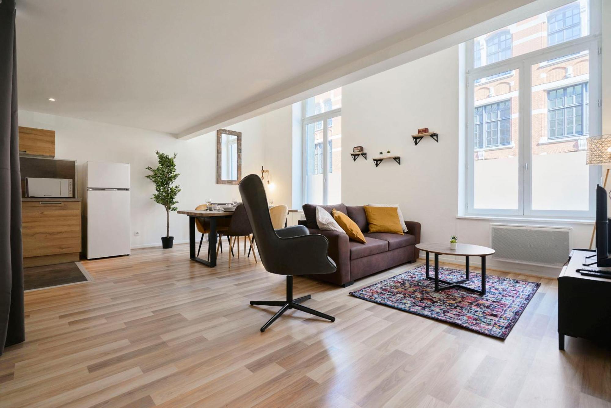 Ferienwohnung Locationstourcoing - Le Loft Exterior foto